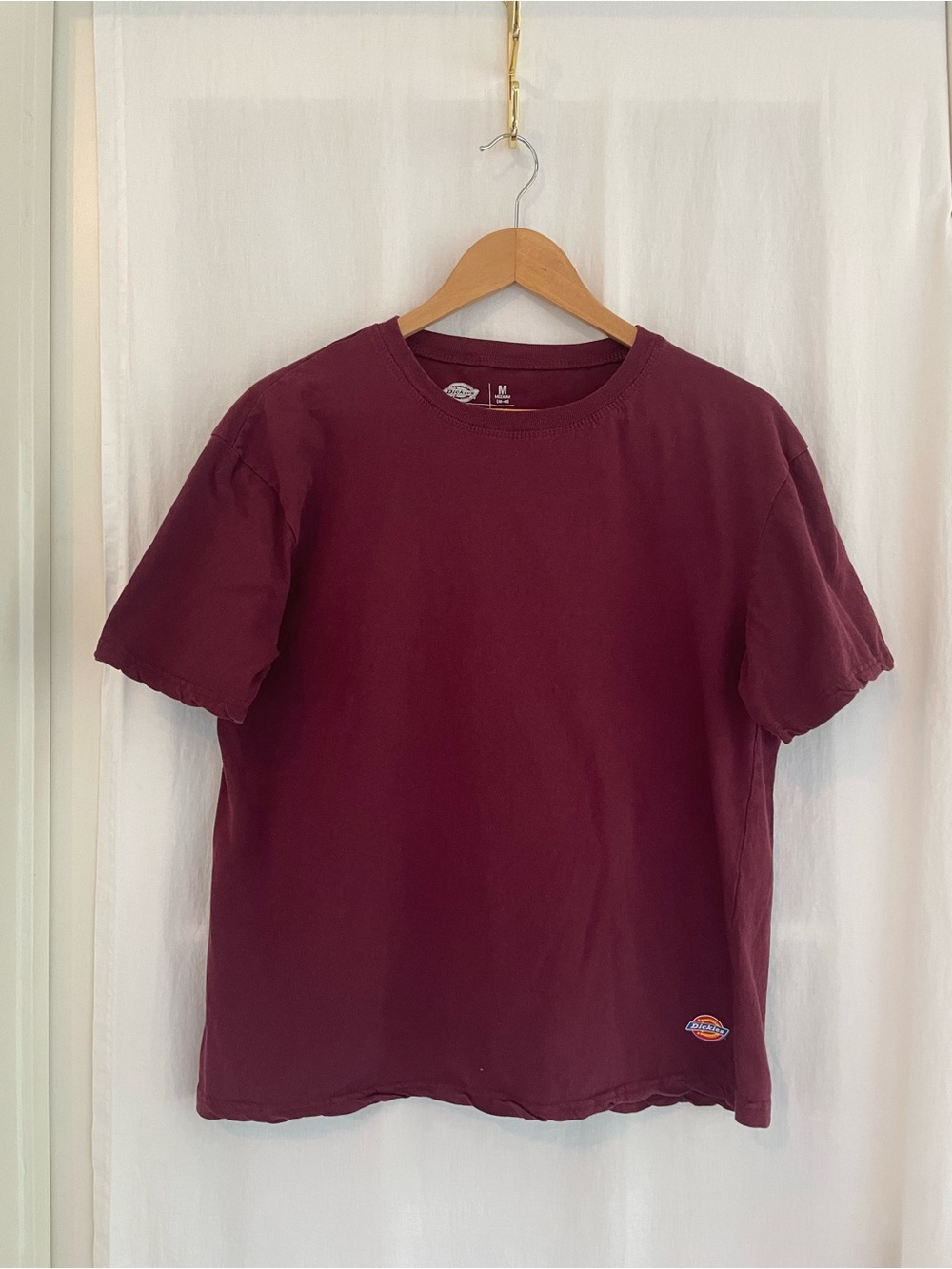 Dickies Burgundy Short Sleeve Tshirt